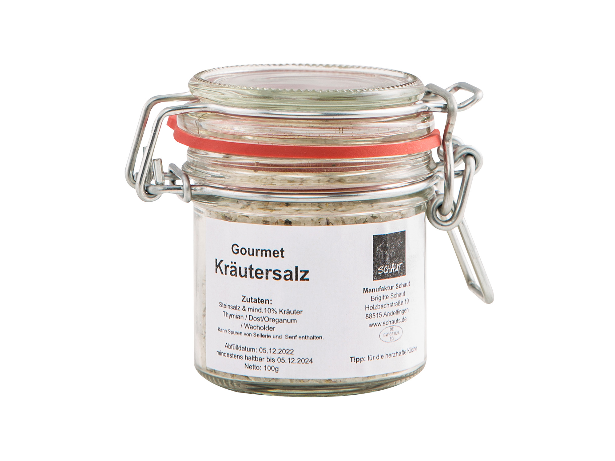 Gourmet Kräutersalz im Glas