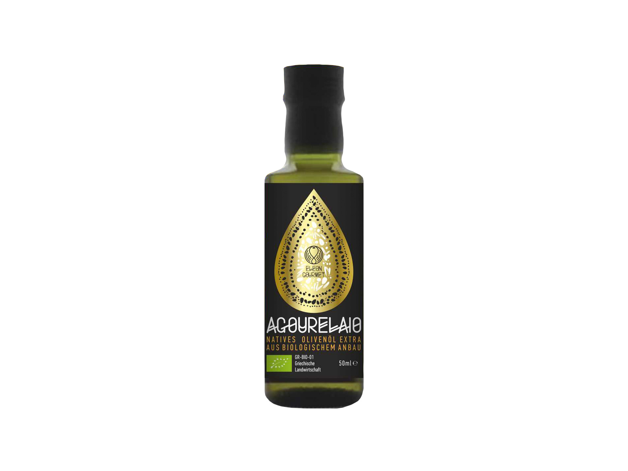 Bio Agourelaio Natives Olivenöl extra aus unreifen Oliven 50 ml